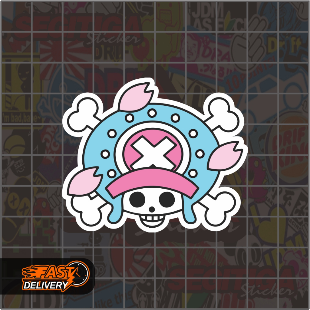 

Sticker Bajak Laut Chopper Ukuran 6 x 5 Cm