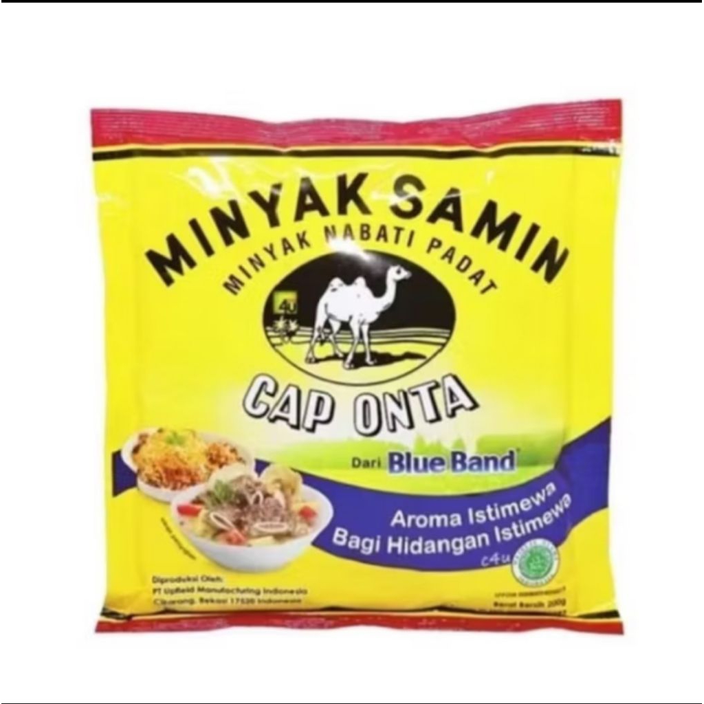 

minyak samin cap onta sachet 200gr