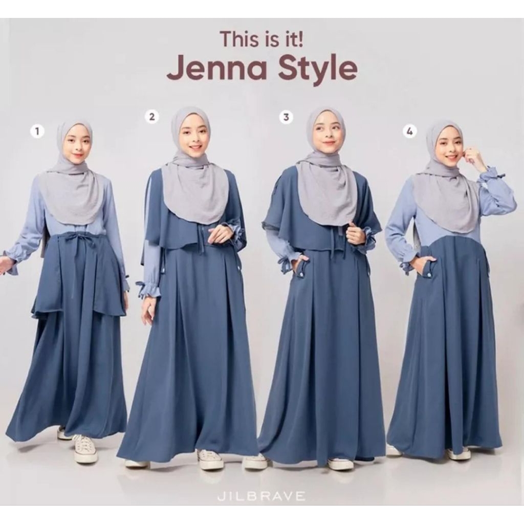 Preloved Gamis Jenna Jilbrave