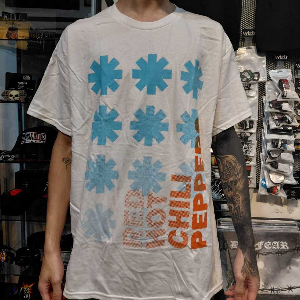 T Shirt Band Official RHCP - CIRCLE ASTERISK FONT Original