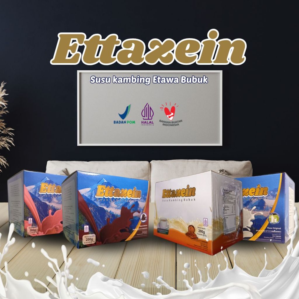 

ETTAZEIN SUSU KAMBING ETAWA ASLI – SOLUSI PERNAFASAN, SENDI, TULANG & DAYA TAHAN TUBUH