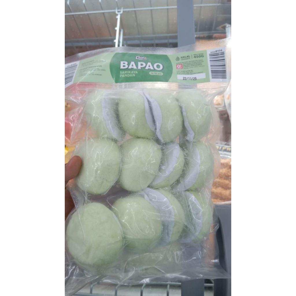 

BAKPAU SRIKAYA PANDAN PERBUNGKUS ISI 12PCS ( 450gr )