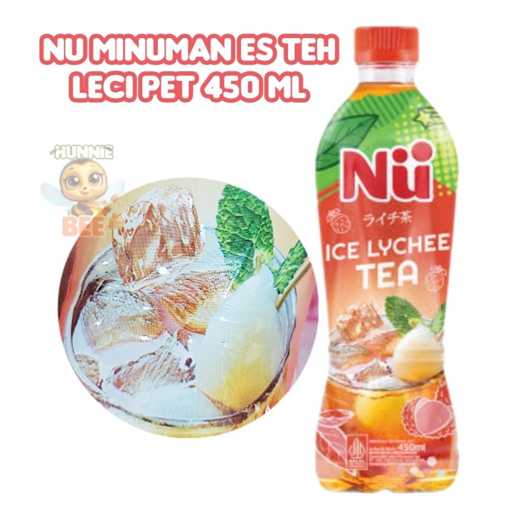 NU Minuman Es Teh Leci Pet 450 ml