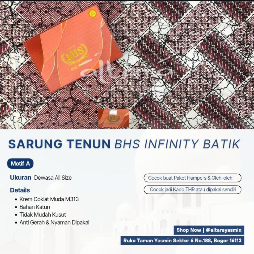 Sarung | Sarung Tenun | Sarung Tenun BHS | BHS Infinity Batik | Sarung Batik | Sarung Mewah | Sarung