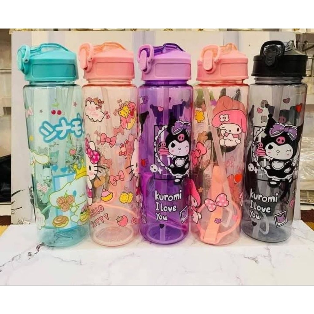 Botol minum labu labu... KUROMI..capibara 900 ml