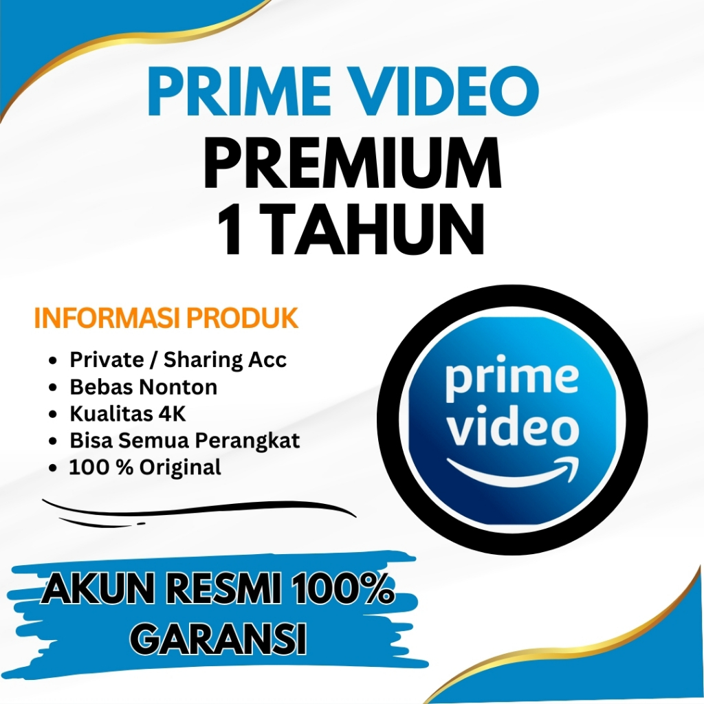 Private Prime Video 1 Tahun Premium Garansi Full All Device