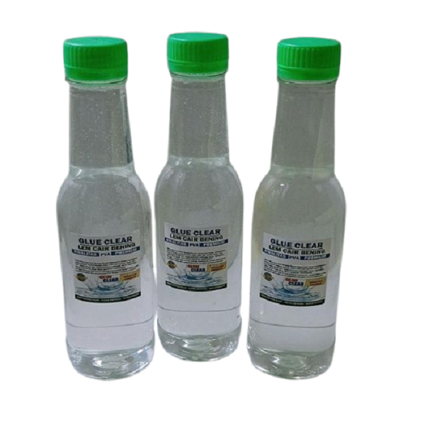 

Lem Kertas Cair Glue Clear Bening 250ml Lem Karton Kraft Lem Slime Lem Klay Perekat Refill