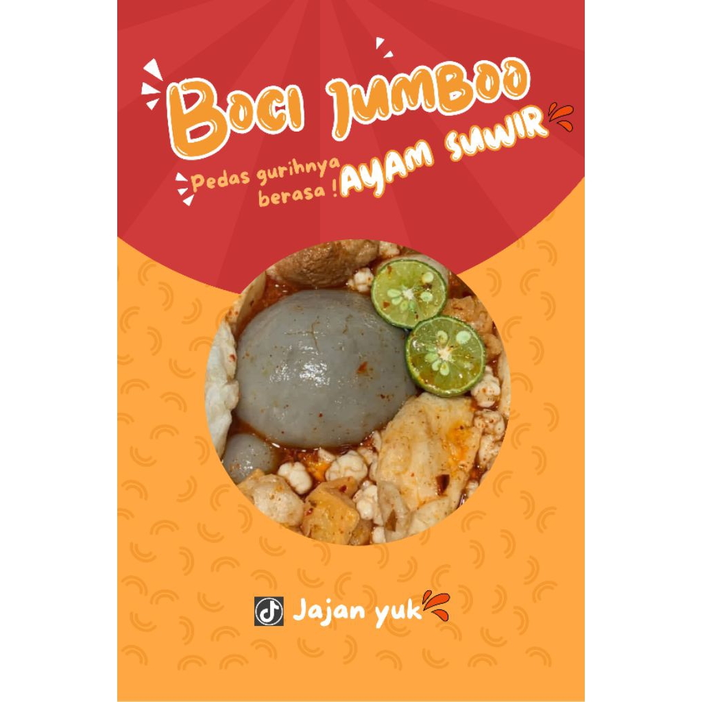BAKSO ACI JUMBO Ayam suwir pedas