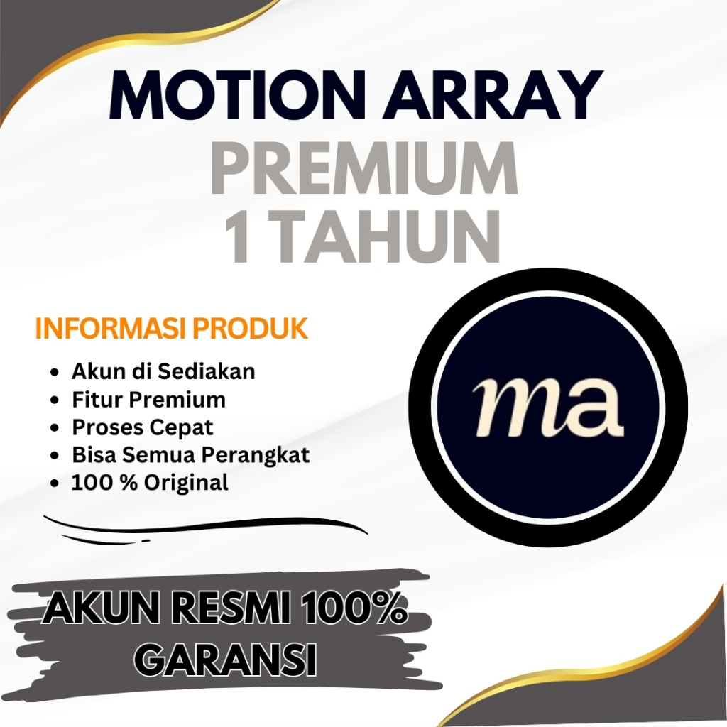 Motion Array Unlimited Download 1 Tahun Bergaransi