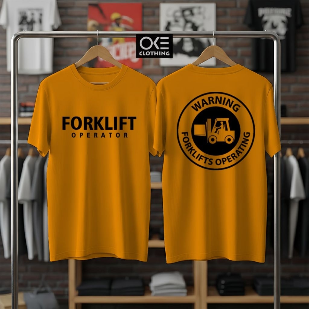 Jual Kaos Forklift keren Forklift