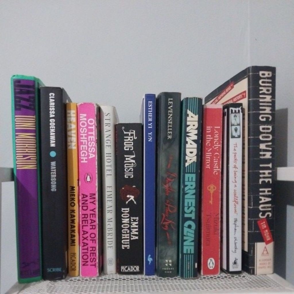 preloved english novel/books