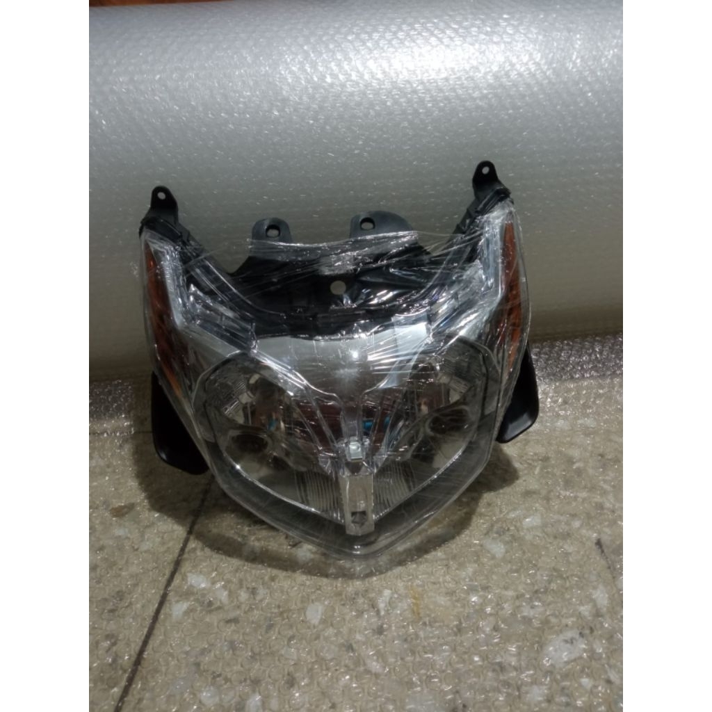 LAMPU)HEAD LAMP ASSY+SOCKET+BOHLAM MOTOR YAMAHA XEON
