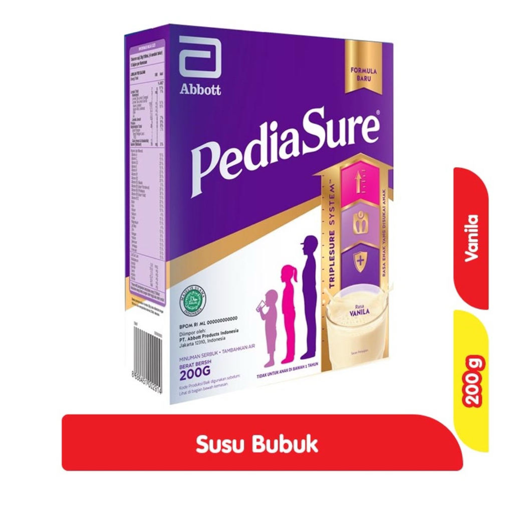 

PediaSure Triplesure Susu Formula Pertumbuhan Anak Vanila 200 g