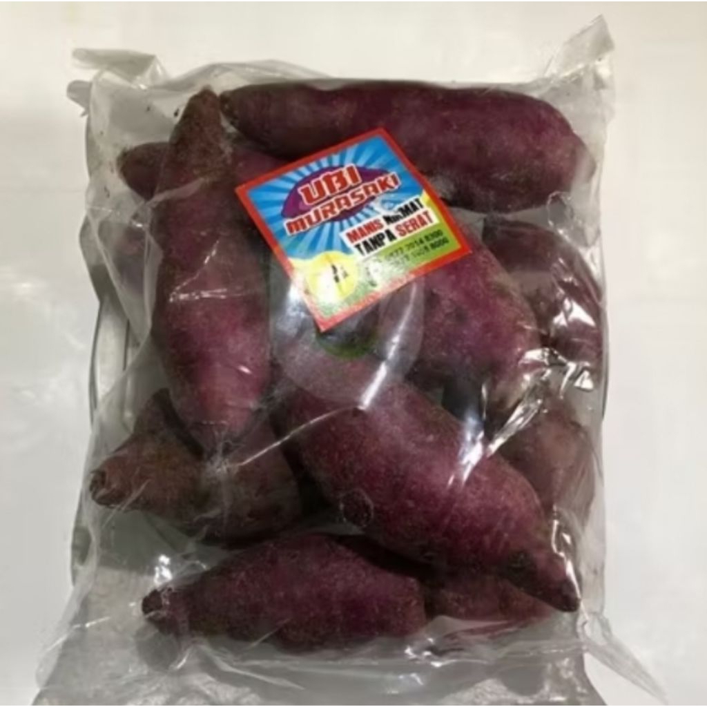 

ubi cilembu ungu kemasan isi 1kg