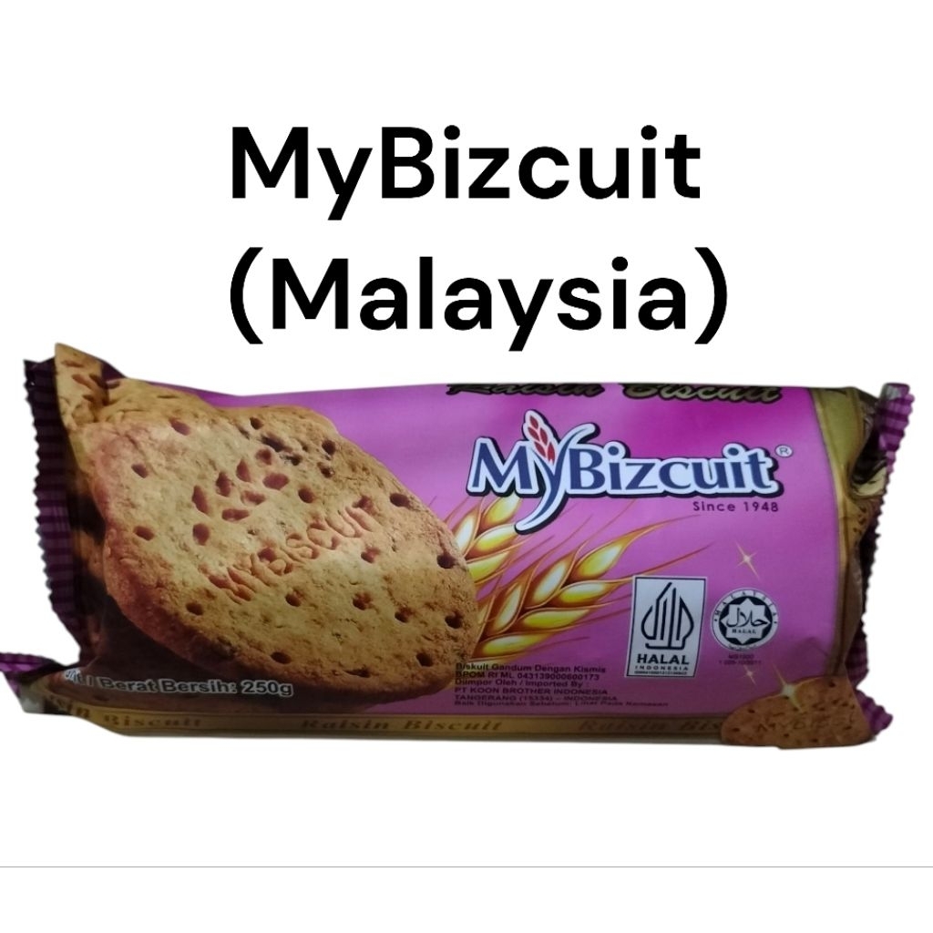

MyBizcuit - Raisin Biscuit (Malaysia) 250 gr