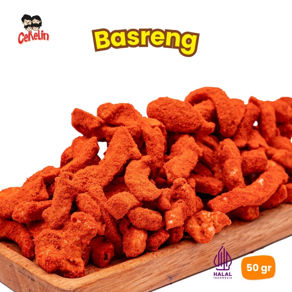 

Cekelin Basreng Super Nampol BBQ 50 gram / Basreng Super BBQ 50gr