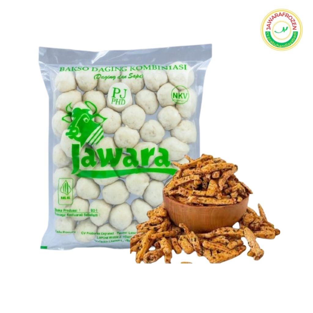 

Bakso Jawara Daging Ayam Sapi Premium Isi 50 Butir Pjphd Frozen Halal Mui Dan Bpom