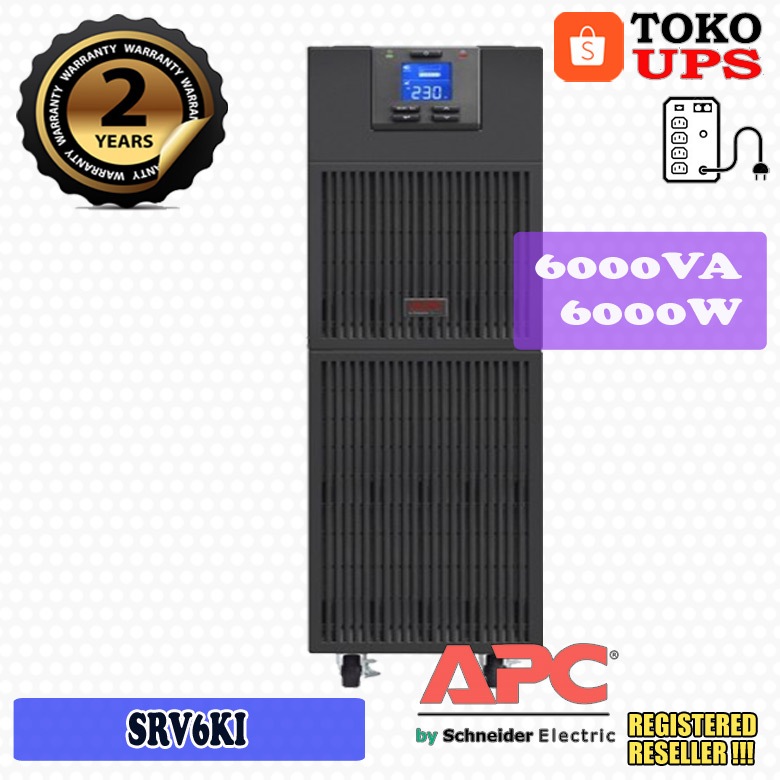 UPS APC SRV6KI SRV6000 6000VA 6000W Double-conversion On-line UPS
