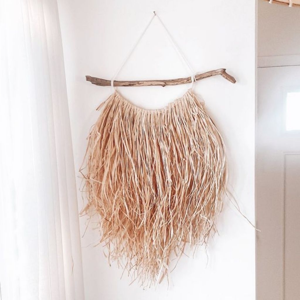 HIASAN DINDING RUMBAI ESTETIK GAJIH/AGEL/SISAL