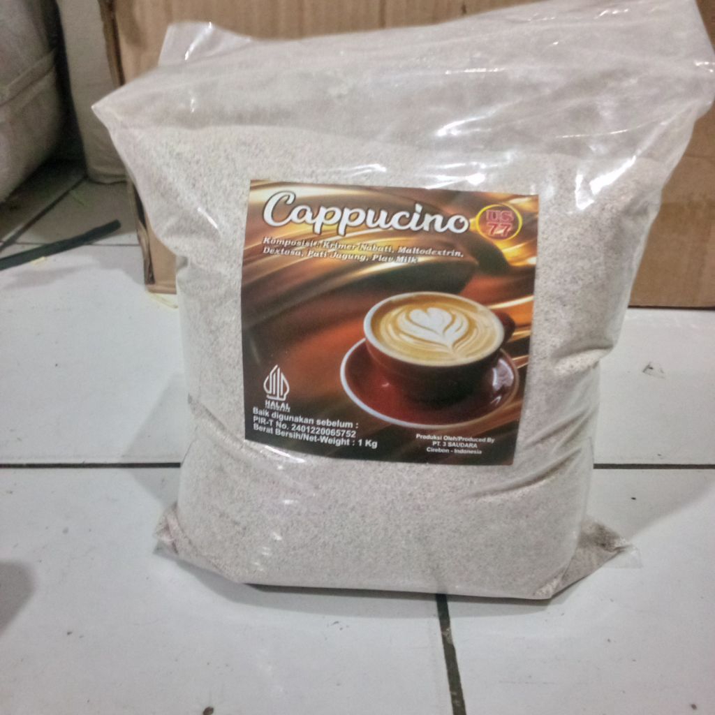 

CAPPUCINO BUBUK 1KG COCOK UNTUK JUALAN ES CAPPUCINO BISA JUGA BUAT NGOPI PANAS