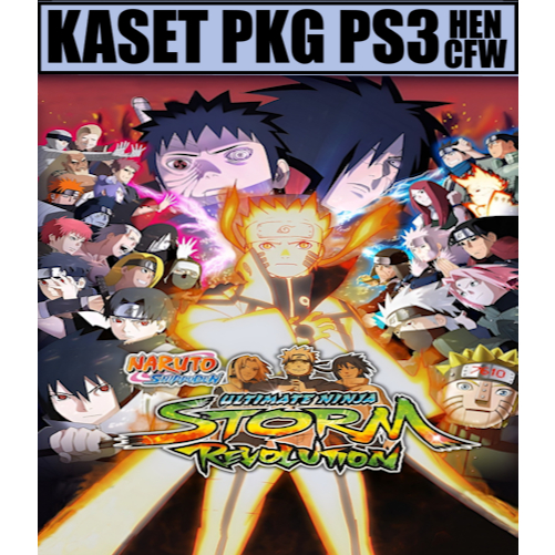 Kaset pkg ps3 Naruto Ultimate Ninja Storm Revolution