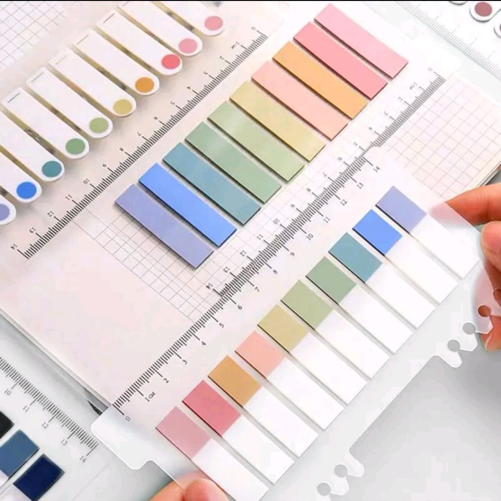 

Sticky Memo Pad Pembatas Buku Warna Index 10 Warna 200 Lembar