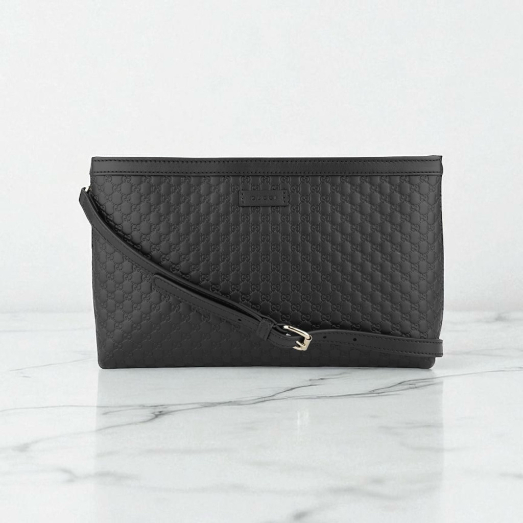 GUCCI Guccissima Micro GG Microguccissima Guccisima Microguccisima Flat Pouch / Clutch Bag / Pochett