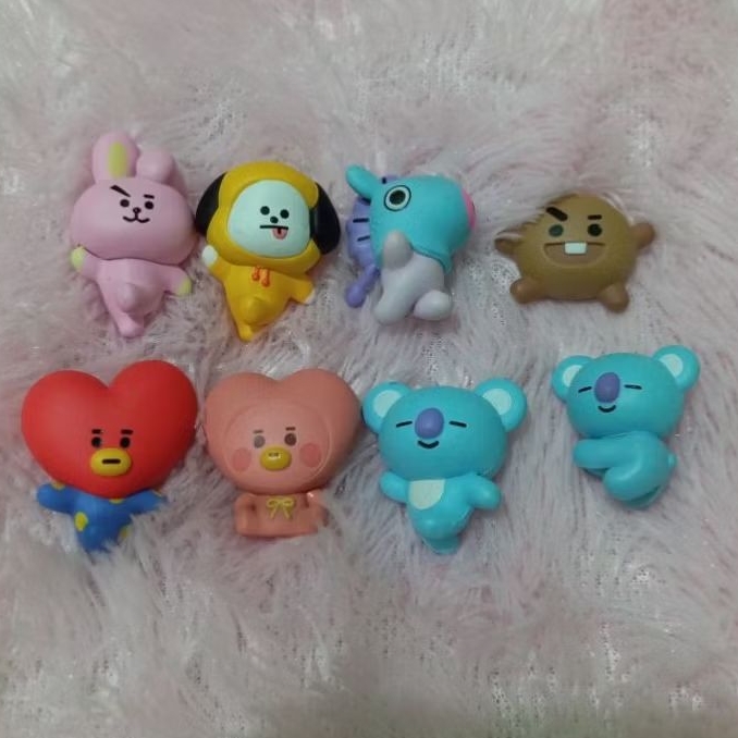OFFICIAL FIGURE BT21 OT7 KOYA TATA COOKY SHOOKY CHIMMY MANG