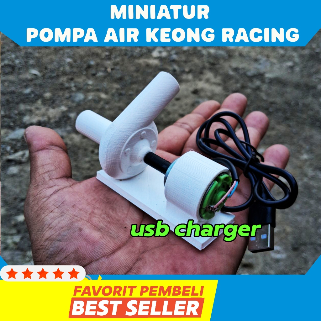 Miniatur pompa air mini keong lanting racing