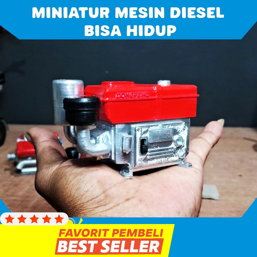 miniatur mesin diesel bisa hidup dongpeng