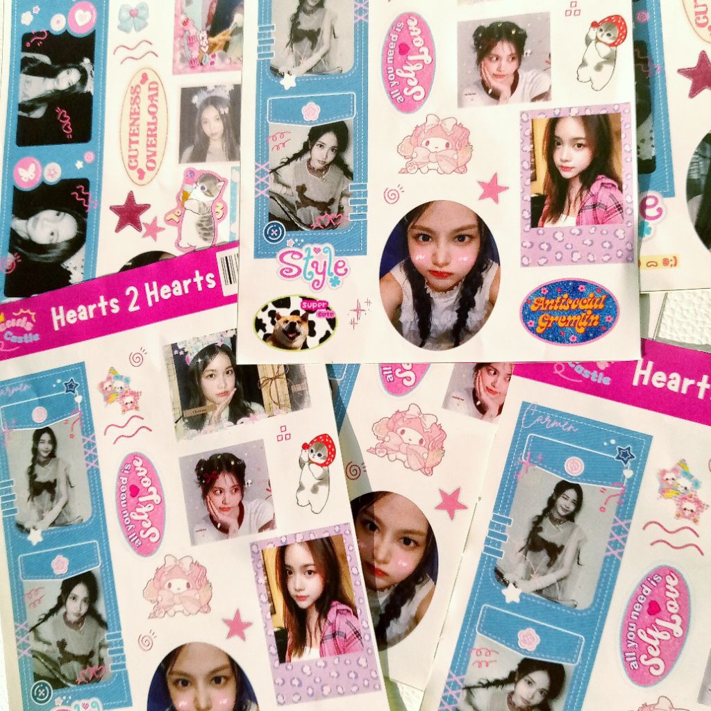 B.C STIKER KPOP HEARTS 2 HEART ALL MEMBERS