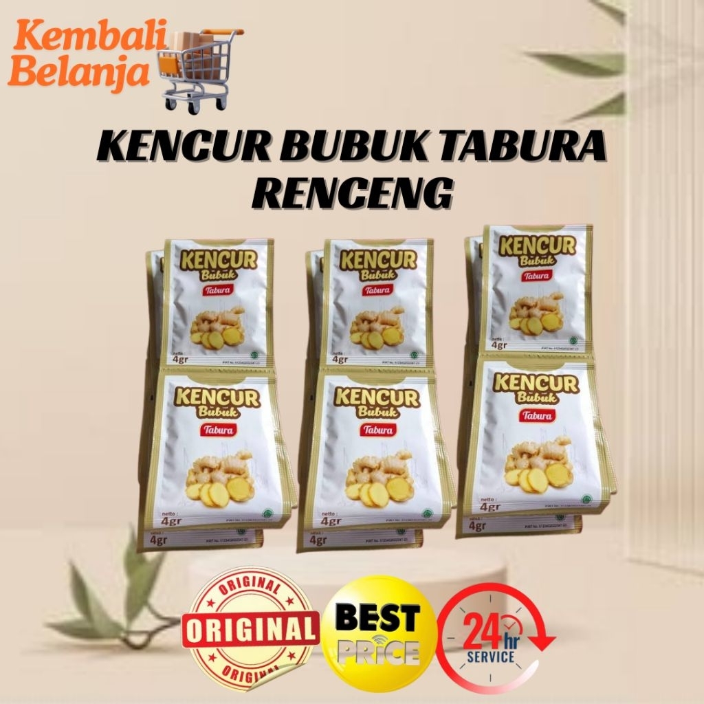 

Kencur Bubuk Tabura 1 Renceng ( Isi 12 Sachet )/ Kencur Bubuk Tabura 1 Renteng/ Bumbu Masak Praktis