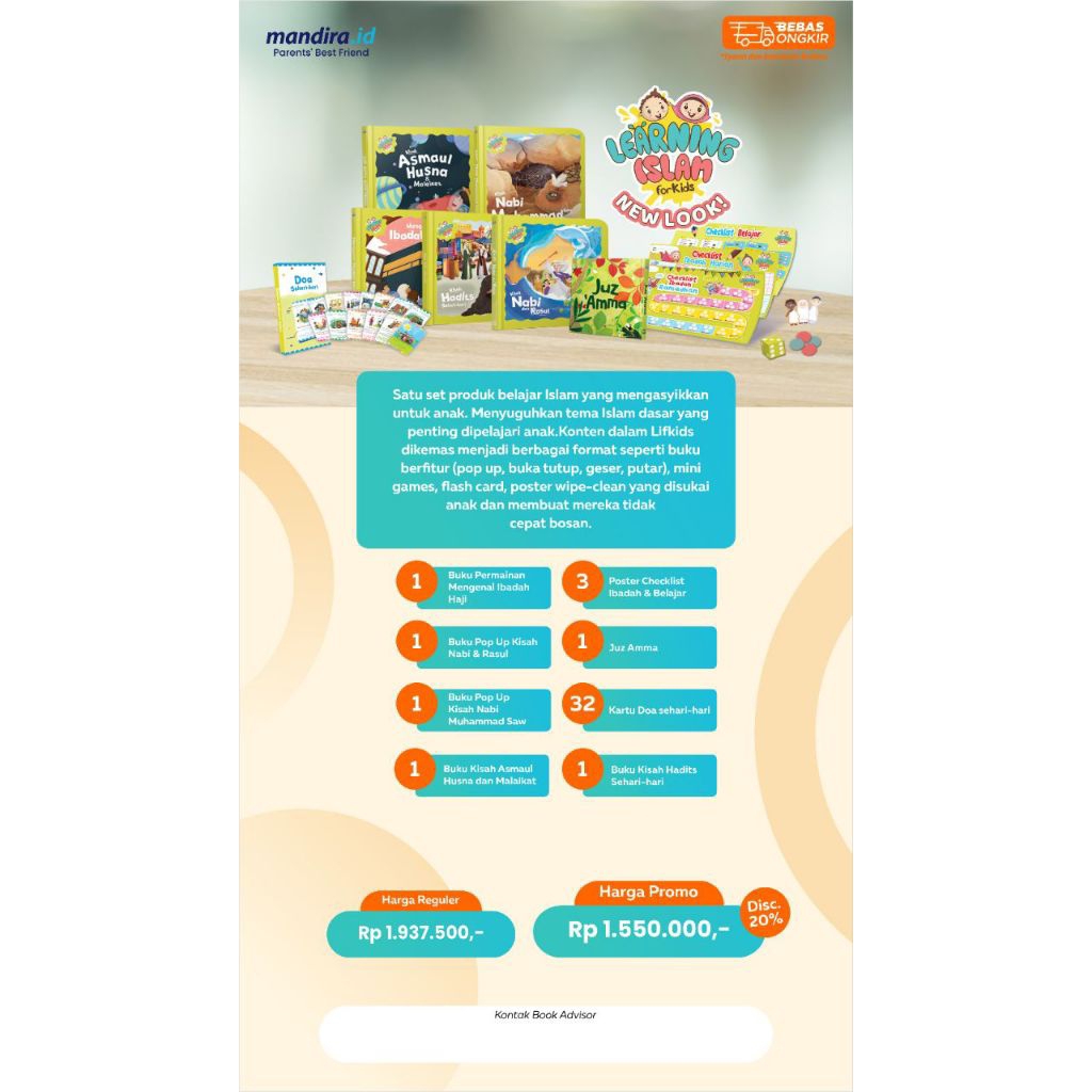 Buku Anak-Learning Islam for Kids Full Set