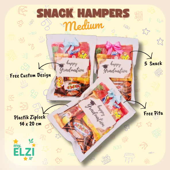 

{GRATIS Custom sticker} Hampers Snack Medium | Gift | Ulang Tahun | Aqiqah | Natal | Idul Adha