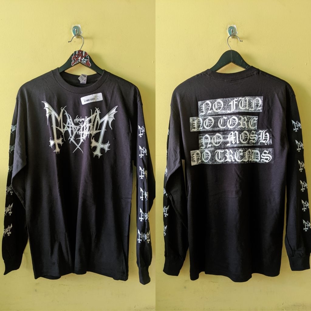 Mayhem "No Fun No Trend" Longsleeve. Norway Black Metal