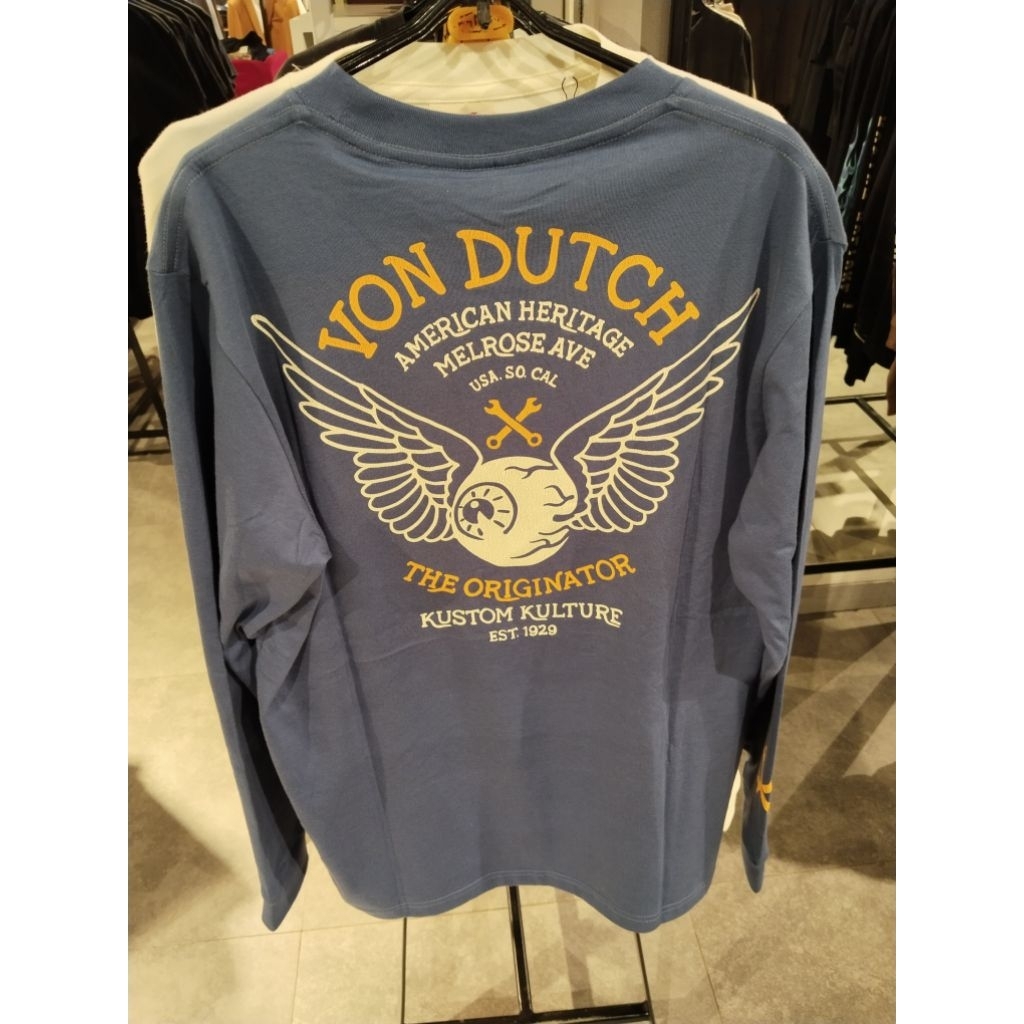 Kaos von Dutch original long sleeve Navy