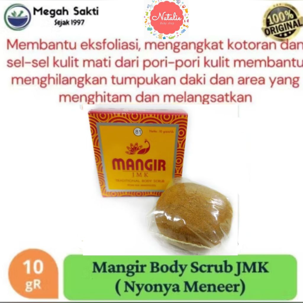 JMK MANGIR Ny Meneer Tradisional Body Scrub 10gr