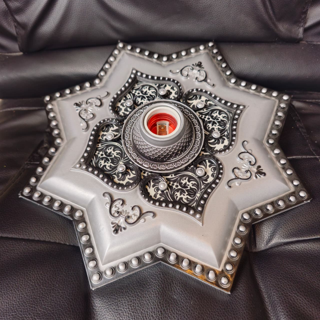 Fitting Lampu hias plafon vicon / Fitting Lampu Plafon 30cm BAHAN PLASTIK fitting