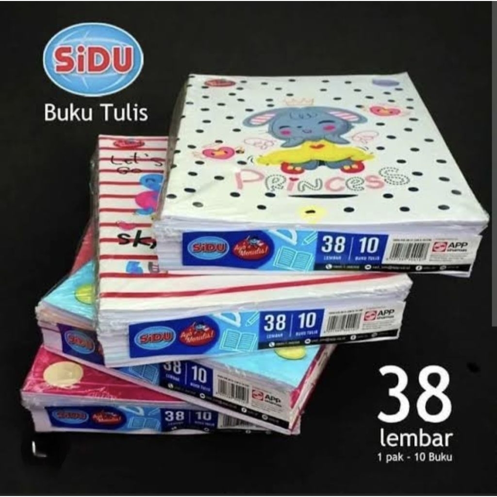 

BUKU TULIS SIDU 38 LEMBAR ISI 10 PCS