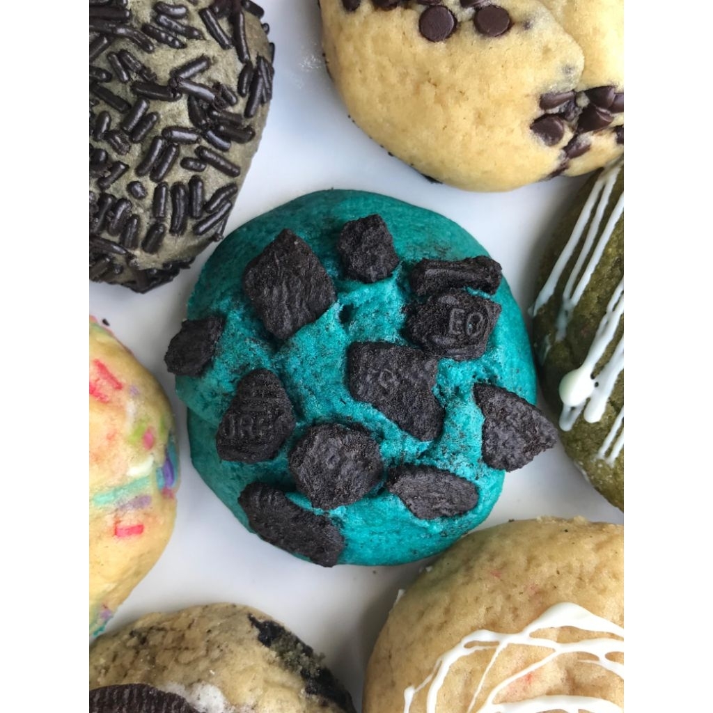 

BLUE WHISPER CRUNCH | soft cookie | kue | termurah di indonesia by softies.cookie