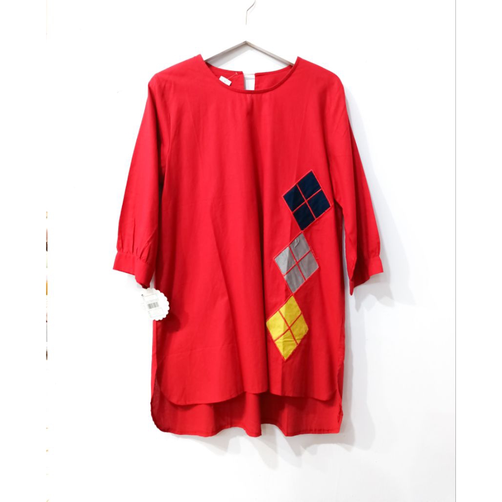Tunik Blouse wanita motif kekinian