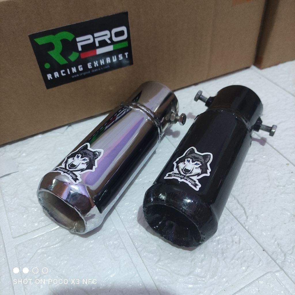 Knalpot mobil srigala Bensin dan L300 cocok untuk mobil bensin grandmax colt120t apv sigra Cyla