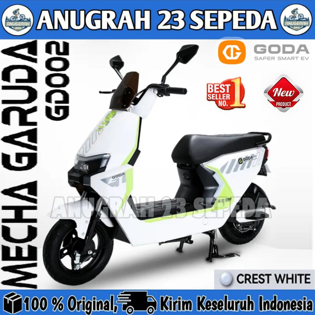 Sepeda Listrik GODA GD 002 MECHA GARUDA 48V 12AH 48V/12AH Selis Garansi Resmi