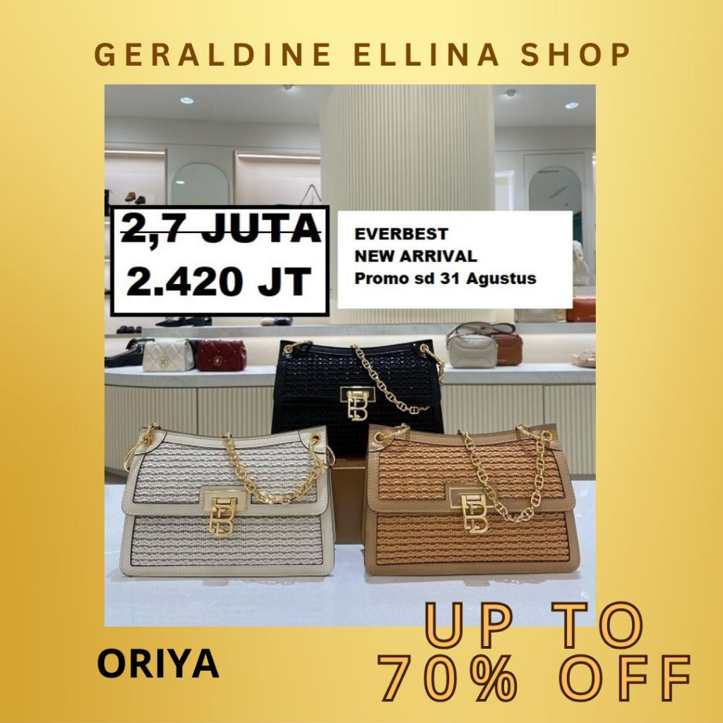Tas selempang wanita EVERBEST shoulder bag original sale ORIYA