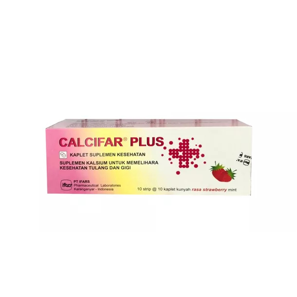 Calcifar Plus Box Isi 100 Tablet / Calcifar Plus