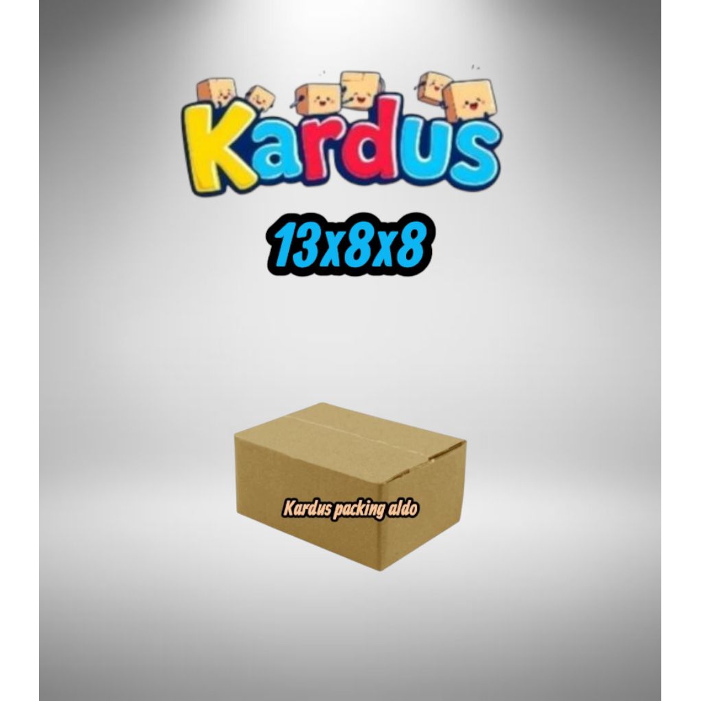 

kardus box packing 13×8×8