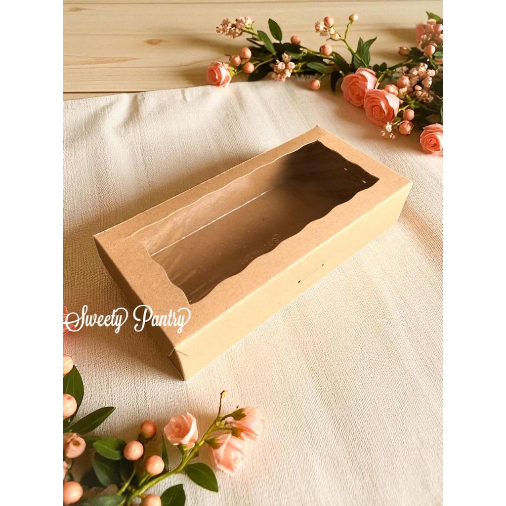 10PCS - CB231105 - Dus kue Brownies box Packaging Brownies 23x11x5cm