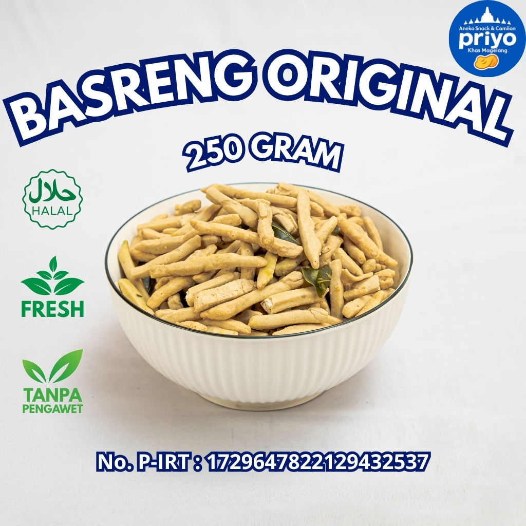 

Basreng Original 250g Priyo Snack Renyah Gurih Halal Tanpa Pengawet