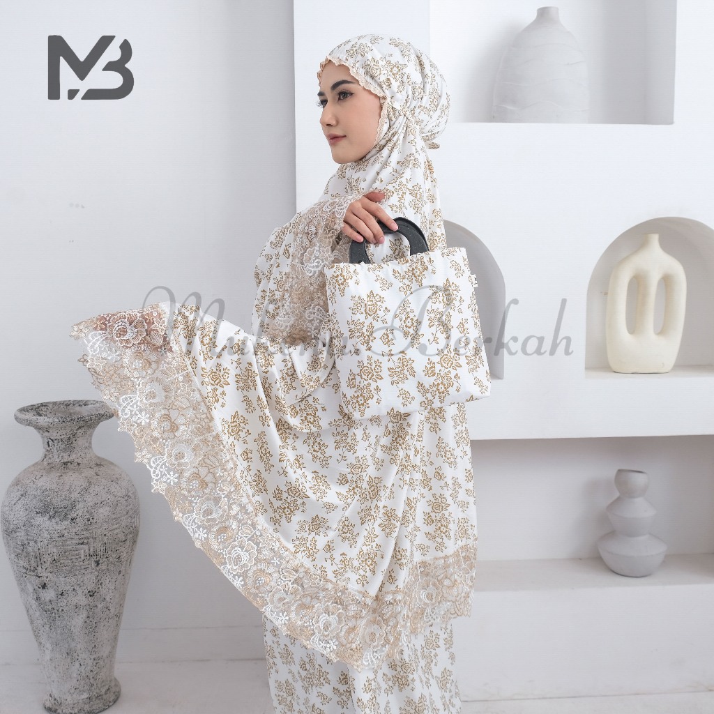 Mukena Kaluna Katun Foil Mikro Grade A premium Renda Import