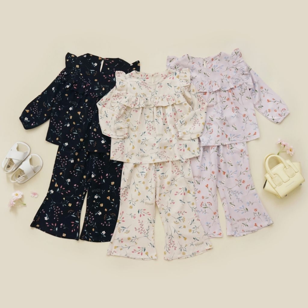 Setelan Anak perempuan - FINA LONG SET - Makassarbaby